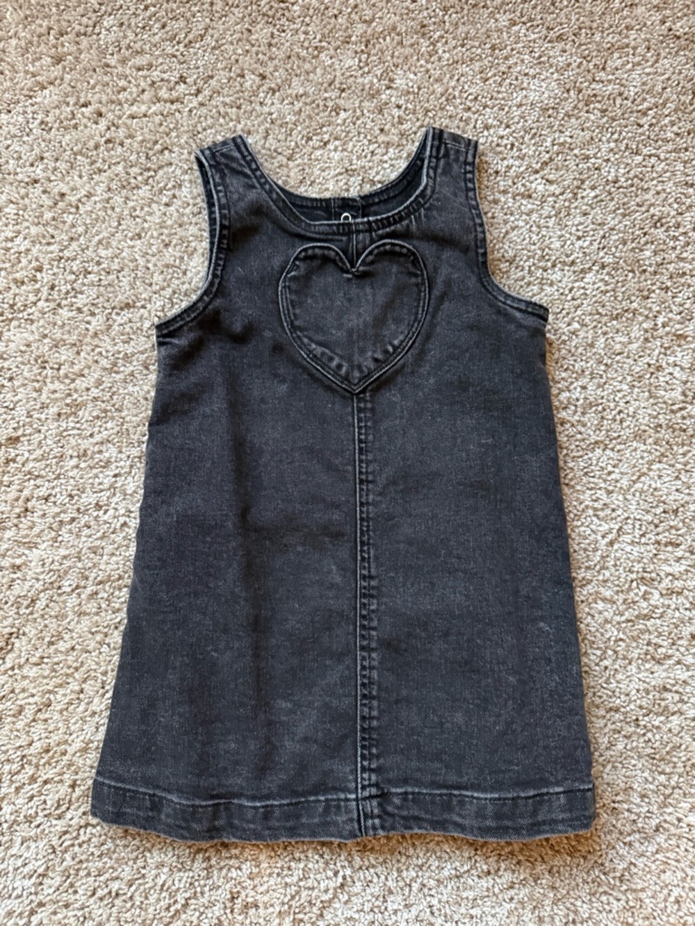 GAP Black Denim Overall Dress 3T